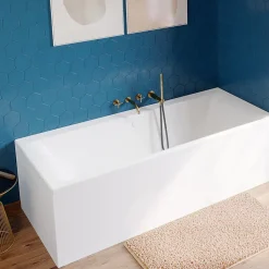 Tablier de baignoire latéral Iskar l. 70 cm blanc