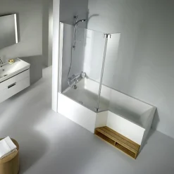 Tablier pour baignoire JACOB DELAFON Neo installation en angle blanc mat