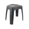 Tabouret grand siège de douche HOCKER Gris Max 130kg Spirella
