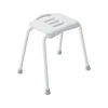 Tabouret Salle de bain Inoxydable Blanc Spirella