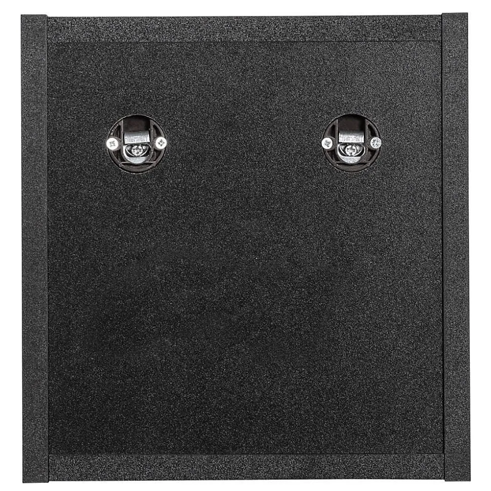 Étagère murale de salle de bain Newport 27 x 25 x 21 cm noir en.casa
