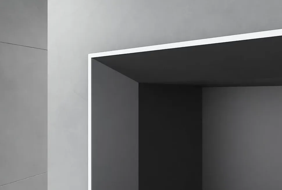 Étagère murale salle de bain ARCTIC 640 - blanc Softtouch