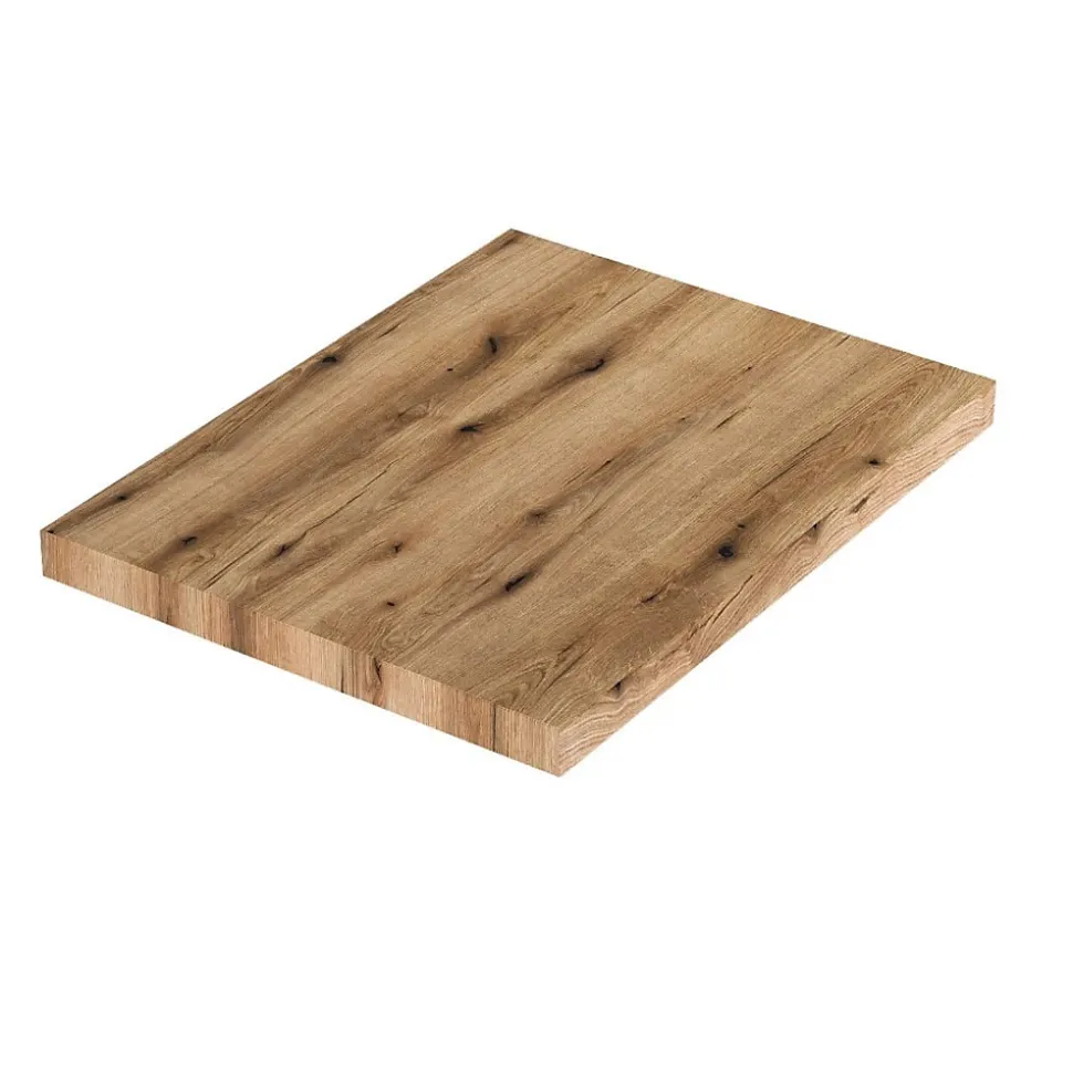 Étagère Pour Lavabo De Salle De Bains En Chêne Naturel