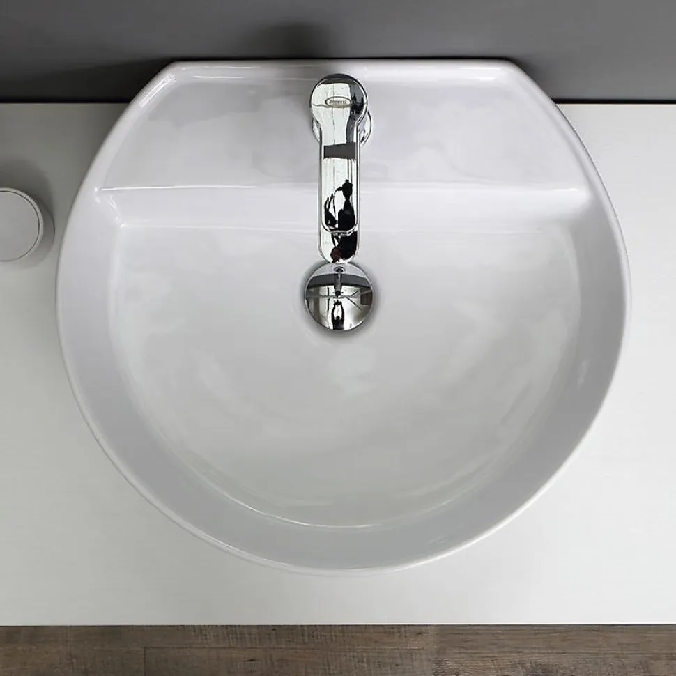 Étagère Pour Sous-Lavabo 90 Cm En Bois Blanc - Valentina