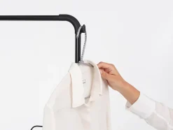 Étendoir à linge 25 m Brabantia Hangon avec portant à cintre coloris noir