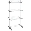 Étendoir à linge 24 m d'étendage, inox, 5Five Nubie Plus