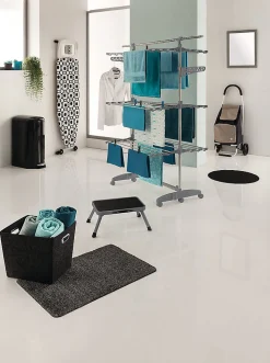 Étendoir à linge 24 m d'étendage, inox, 5Five Nubie Plus