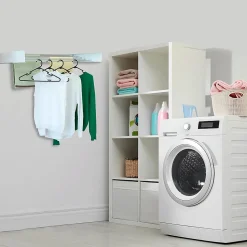 Étendoir à linge mural COBRA Blanc Aluminium 6M