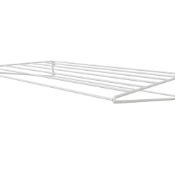 Étendoir filaire mural en acier blanc L. 66 x 40 cm
