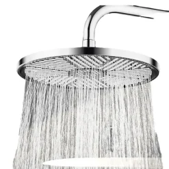 Tete de Douche Pluie Anti Calcaire, 15CM Tete de Douche Haute Pression, Pommeau de Douche Fixe, Pommeau Carré Universelle