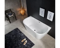 THEA - Baignoire semi-ilot - 170x80x58cm