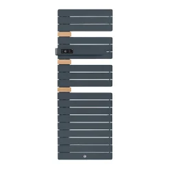 THERMOR - Sèche-serviettes Allure 3 mat à gauche 750W gris ardoise/chêne - 483230