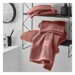 TODAY Essential - Maxi drap de bain 90x150 cm 100% Coton coloris terracotta