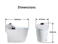 Toilette japonaise moderne Samourai