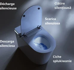 Toilette japonaise Nashi IANNA SORTIE VERTICALE, WC lavant automatique, haut de gamme