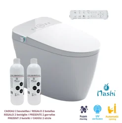 Toilette japonaise Nashi OVIAN PLUS SORTIE VERTICALE, WC lavant automatique, avec stérilisation UV gamme supérieure