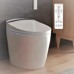 Toilette japonaise Nashi ALDARA NEW SORTIE DUALE, WC lavant automatique, injecteur acier inoxydable, canule séchage, gamme premium