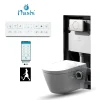Toilette japonaise Nashi EOS PRO suspendue, WC lavant automatique, gamme supérieure