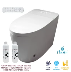 Toilette japonaise Nashi OVIAN PLUS SORTIE HORIZONTALE, WC lavant automatique, avec stérilisation UV gamme supérieure