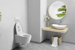 Toilette japonaise Nashi EOS suspendue, WC lavant automatique, gamme supérieure