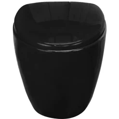 Toilette suspendu de couleur noir Cuvette WC en céramique
