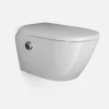 Toilettes Japonaises céramique WC lavant suspendu, Télécommande, siège chauffant, Filtre, Séchoir - 59,5x42,5x43cm - T640PRO