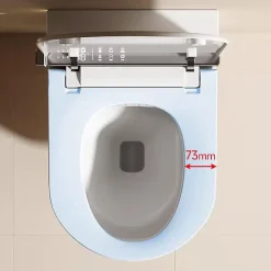 Toilettes suspendues intelligentes japonaises KLEENMAC VERONA Blanc modèle KEB3018WTR-C