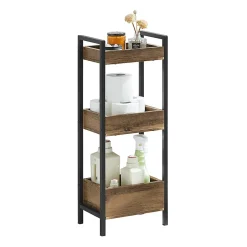 Tour de Rangement Etagère de Stockage, 3 étages, FRG226-F, SoBuy