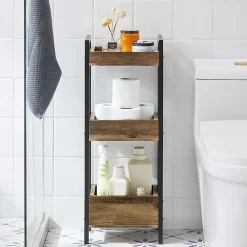 Tour de Rangement Etagère de Stockage, 3 étages, FRG226-F, SoBuy