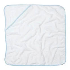 Towel City - Poncho de bain BABIES - Bébé White/Blue (Taille unique)