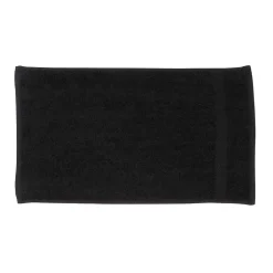 Towel City - Serviette de bain pour invités LUXURY Noir (50 cm x 30 cm)