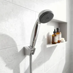 Trio douchette + flexible + support chrome GoodHome Blyth