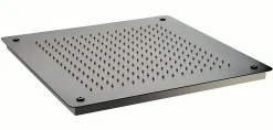 Tête de douche carrée, extra-plate en acier inoxydable DPG5005 - 50x50cm - noir