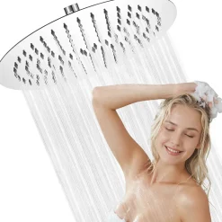 Tête de douche Inox Rond 30cm Sofetiy Max Kit de douche