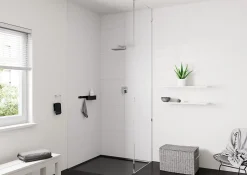 Tête de douche rectangulaire 23 cm, Hansgrohe Vernis Shape 230 Eco C