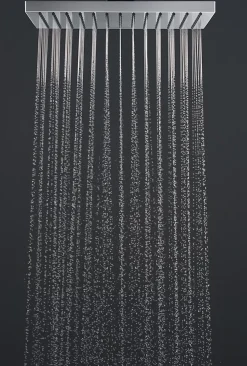 Tête de douche rectangulaire 20,5 cm, chrome, Hansgrohe Vernis Blend 200 Eco C