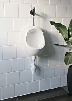 Urinoir en porcelaine, blanc, GoodHome Habera