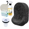 Urinoir sans eau mural TI'PI galaxie + kit valve bec de canard + pack entretien