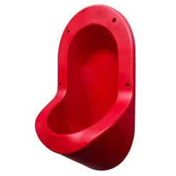 Urinoir sans eau Ti'Pi encastrable seul - Polyéthylène - Rouge