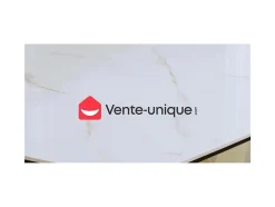 Vasque à encastrer blanche rectangle en céramique - 151 x 46,5 cm - MOTIAC