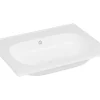 Vasque à encastrer en résine effet pierre - Blanc - L60 x l46 cm - OKIWA