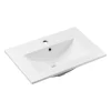 Vasque à encastrer rectangulaire - 60 x 39 cm - Blanc brillant - AUREA