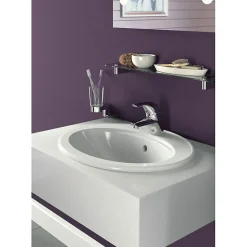 Vasque à encastrer ULYSSE - ULYSSE VASQUE 55X45 BLANC