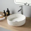 Vasque à poser Andria 36 cm - Effet marbre - Rebords fins