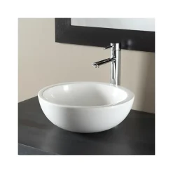 Vasque à poser bol design blanche