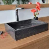 Vasque à poser en marbre noir, Coreal