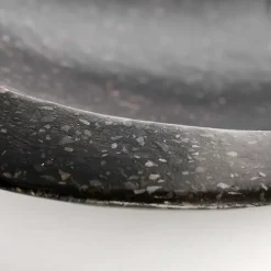 Vasque à poser ovale noire en Terrazzo pour salle de bain moderne