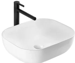 Vasque À Poser Rea Belinda White Rectangle