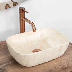 Vasque À Poser Rea Belinda Mini Beige