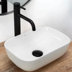 Vasque À Poser Rea Belinda Mini White Rectangle